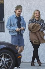 HILARY DUFF and Matthew Koma Out for Lunch in Studio City 12/01/2023