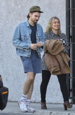 HILARY DUFF and Matthew Koma Out for Lunch in Studio City 12/01/2023
