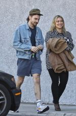 HILARY DUFF and Matthew Koma Out for Lunch in Studio City 12/01/2023