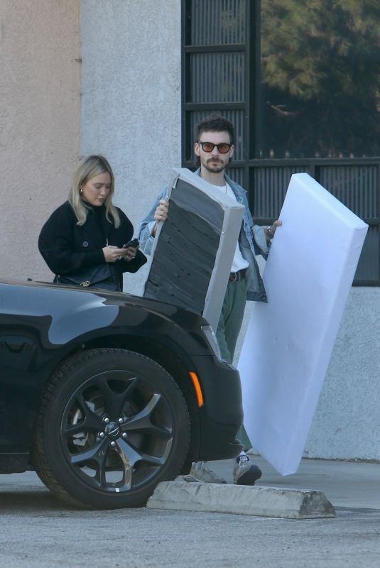 HILARY DUFF and Matthew Koma Out in Studio City 12/12/2023