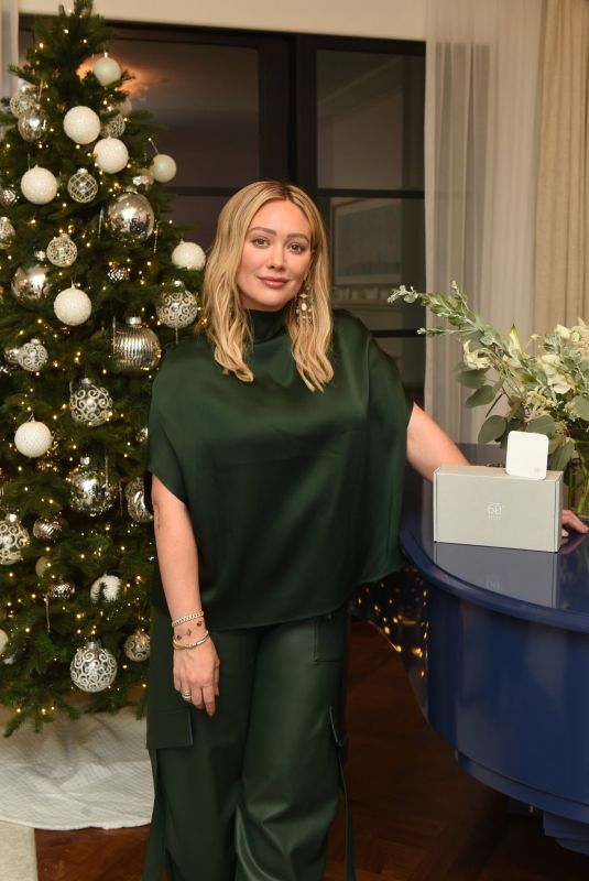 HILARY DUFF at Below 60 Holiday Cocktail Reception in Beverly Hills 12/05/2023
