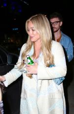 HILARY DUFF Leaves Love Leo Rescue Charity Event in West Hollywood 12/07/2023
