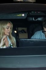 HILARY DUFF Leaves Love Leo Rescue Charity Event in West Hollywood 12/07/2023