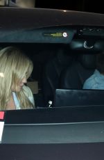 HILARY DUFF Leaves Love Leo Rescue Charity Event in West Hollywood 12/07/2023
