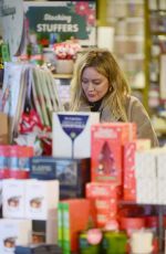 HILARY DUFF Out Shopping with a Friend After Pregnancy Announcement in Los Angeles 12/19/2023
