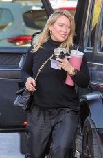 HILARY DUFF Shopping at Century City Mall in Los Angeles 12/12/2023