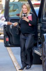 HILARY DUFF Shopping at Century City Mall in Los Angeles 12/12/2023