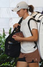 IGA SWIATEK Leaves Her Hotel in Perth 12/30/2023