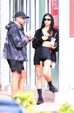IRINA SHAYK and Riccardo Tisci at a Gym in Miami 12/09/2023