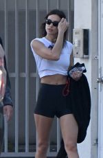 IRINA SHAYK and Riccardo Tisci at a Gym in Miami 12/09/2023