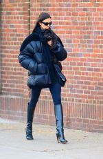 IRINA SHAYK Out in New York 12/01/2023