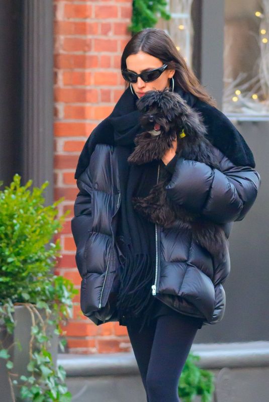 IRINA SHAYK Out in New York 12/01/2023