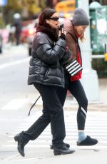 IRINA SHAYK Out with a Friend in New York 12/06/2023
