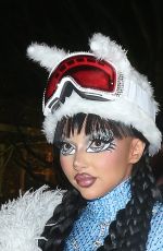 JADE THIRLWALL Arrives at 93 Feet East Y2K Themed Birthday Party in London 12/15/2023