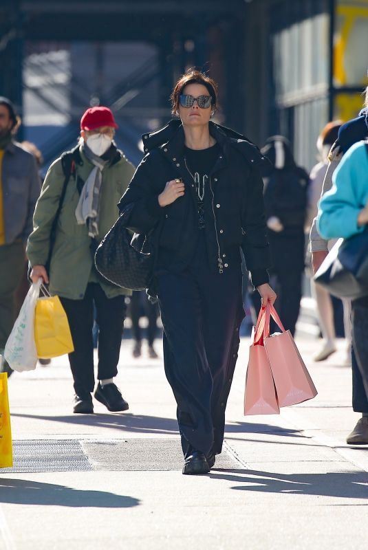 JAIMIE ALEXANDER Out Shopping in New York 12/21/2023