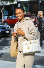 JASMINE TOOKES on Christmas Shopping with Her Family in Beverly Hills 12/22/2023