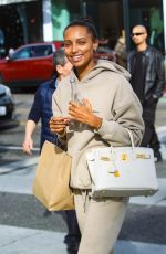JASMINE TOOKES on Christmas Shopping with Her Family in Beverly Hills 12/22/2023