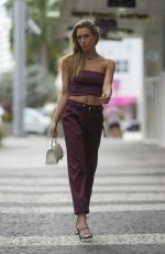 JENEA WHITE Arrives at Art Basel in Miami Beach 12/11/2023