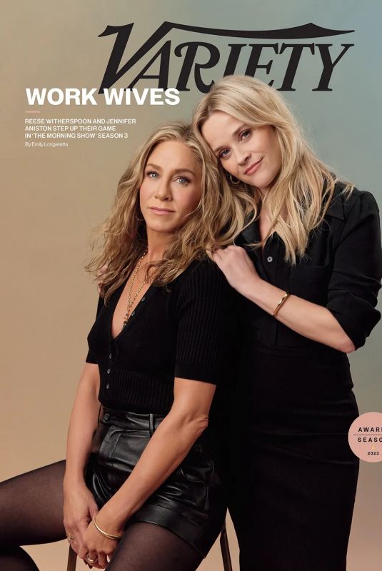 JENNIFER ANISTON and REESE WITHERSPOON for Variety 12/11/2023