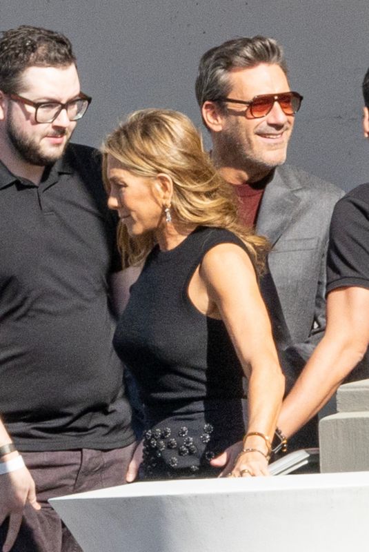 JENNIFER ANISTON Arrives at Morning Show Stars Shine at Hollywood Screening in Los Angeles 12/07/2023