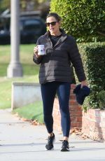 JENNIFER GARNER Out for Morning Walk with a Friend in Pacific Palisades 12/04/2023