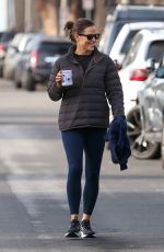 JENNIFER GARNER Out for Morning Walk with a Friend in Pacific Palisades 12/04/2023