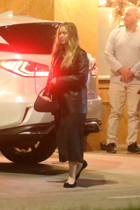 JENNIFER LAWRENCE Out for Dinner in Los Angeles 12/29/2023