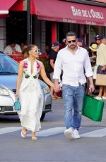 JENNIFER LOPEZ and Ben Affleck Out in St Bart