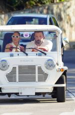 JENNIFER LOPEZ and Ben Affleck Out in St Bart