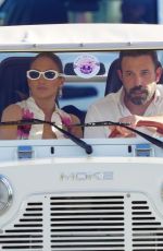 JENNIFER LOPEZ and Ben Affleck Out in St Bart