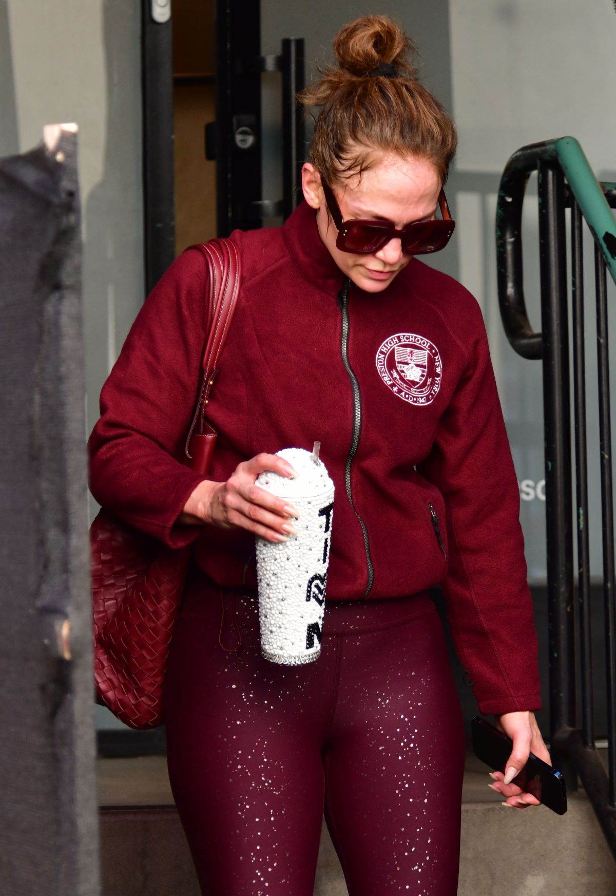 JENNIFER LOPEZ Leaves a Workout at Tracey Anderson Gym in Studio City ...