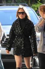 JENNIFER LOPEZ Leaves the Four Seasons Hotel in Beverly Hills 11/30/2023