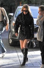 JENNIFER LOPEZ Leaves the Four Seasons Hotel in Beverly Hills 11/30/2023