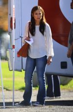 JENNIFER LOPEZ on the Set of Unstoppable at a Park in Los Angeles 12/15/2023