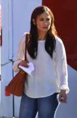 JENNIFER LOPEZ on the Set of Unstoppable at a Park in Los Angeles 12/15/2023