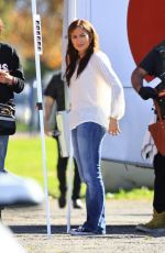 JENNIFER LOPEZ on the Set of Unstoppable at a Park in Los Angeles 12/15/2023
