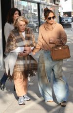 JENNIFER LOPEZ Out Shopping with Her Mother Guadalupe Rodriguez 12/23/2023