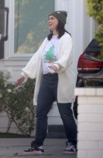 JENNIFER LOVE HEWITT Arrives at a Christmas Eve Party at a Friend