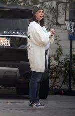 JENNIFER LOVE HEWITT Arrives at a Christmas Eve Party at a Friend