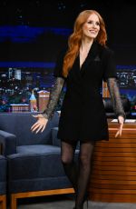 JESSICA CHASTAIN at Tonight Show Starring Jimmy Fallon in New York 12/15/2023