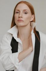 JESSICA CHASTAIN for Evening Standard Magazine, December 2023