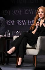 JESSICA CHASTAIN in Conversation with Joe Neumaier Memory at 92NY in New York 12/15/2023