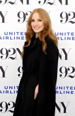 JESSICA CHASTAIN in Conversation with Joe Neumaier Memory at 92NY in New York 12/15/2023