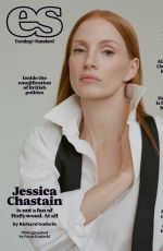 JESSICA CHASTAIn in Evening Standard Magazine, December 2023