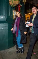 JESSICA HENWICK Night Out in London 12/18/2023