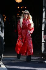 JESSICA SIMP{SON Leaves Bowery Hotel in New York 11/30/2023