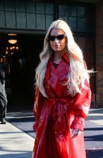JESSICA SIMP{SON Leaves Bowery Hotel in New York 11/30/2023