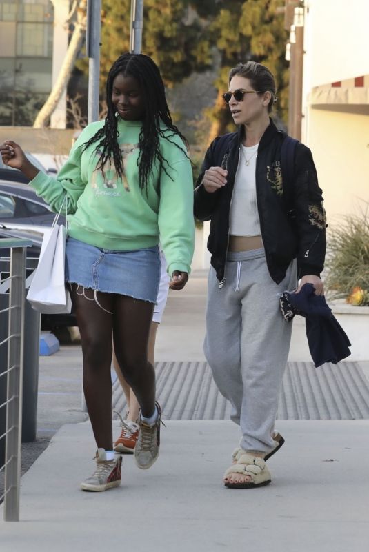 JILLIAN MICHAELS Out Shopping with a Friend in Malibu 12/14/2023
