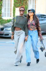 JODIE TURNER SMITH and FANCY GOMEZ Out in Los Angeles 12/08/2023