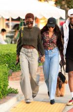 JODIE TURNER SMITH and FANCY GOMEZ Out in Los Angeles 12/08/2023